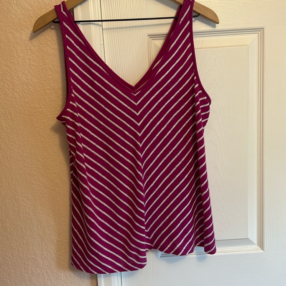 5 for $40. Bundle & Save! Loft v-neck striped tank top